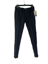 Alpine Design Womens Solid Zip Fly StretchConvertible Roll Tab Pants Black,Size4 - £37.27 GBP