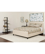 Twin Platform Bed-Beige HG-17-GG - $411.53 CAD