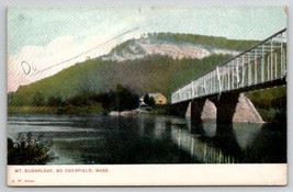 South Deerfield MA Mt Sugarloaf And Bridge Massachusetts Postcard D39 - £4.44 GBP