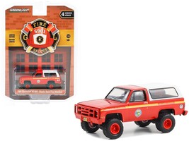 1984 Chevrolet M1009 Red with White Camper Shell &quot;Alaska State Fire Mars... - £12.71 GBP
