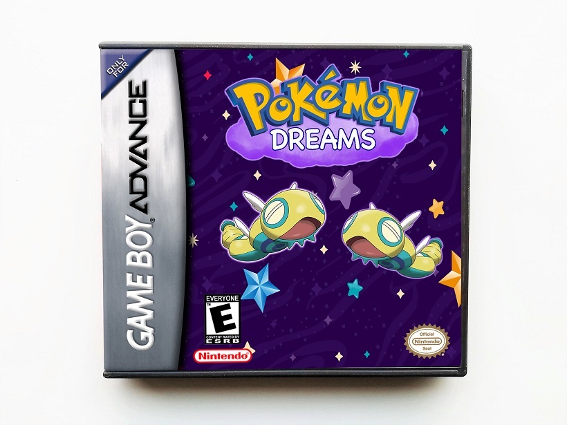 Pokemon Dreams Game / Case - Gameboy Advance GBA (MonopoluRubix) Dunsparce