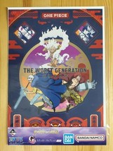 One Piece Beyond The Level Prize G A4 Sticker Sheet Luffy Luffy Law Eustass Kid - £27.52 GBP