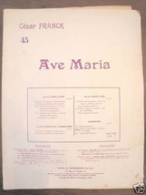 Bornemann Cesar Franck Ave Maria Violin CELLO- Show Original Title Original ... - £19.53 GBP