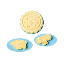 3 Sets Congrats Grad Cookie Molds, Cookie Cutter, Cookie Stamp, Cookie P... - $9.34