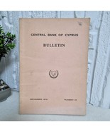 Rare 1975 Cyprus Central Bank Bulletin #49 – Vintage Finance Collectible... - $52.72 CAD