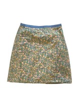 BODEN Womens Skirt Peach Green Blue Floral Lined A-Line Size 8 - £17.64 GBP