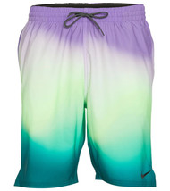 Nike Aurora Borealis Swim Trunks Mens S Multicolor Stretch Lined NEW - £25.71 GBP