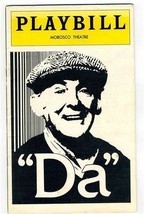 Playbill &quot;Da&quot; 1978 Barnard Hughes Brian Murray Lester Rawlins  - £9.44 GBP