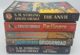 Lot of 5 Vintage S M Stirling David Drake Novels Bridgehead Redliners An... - £8.52 GBP