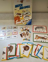 Vintage 1994 Ravensburger Match and Spell Animals Reading Spelling Board... - £23.30 GBP