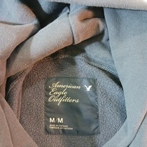 American Eagle Outfitters Men's Cotton Blend Blue Graphic Hoodie Sweatshirt Sz M image 3