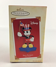 Hallmark Keepsake Ornament Disney Mickey Mouse True Patriot USA 4th July 2005 - £14.18 GBP