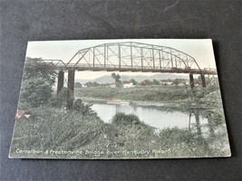 The Carrollton &amp; Preston Ville Bridge over Kentucky River -1900s Postcard. - £10.51 GBP