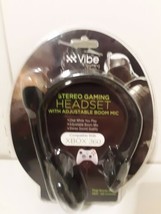 Vibe Stereo Gaming Headset With Adjustable Boom Mic Compatible With SEE PICS New - £11.86 GBP