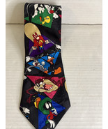 Vintage Looney Tunes Mania Mens Novelty Necktie Bugs Bunny Taz Tweety Ti... - $274.54 MXN