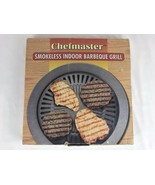 Chefmaster Smokeless Indoor Barbeque Grill KTGR5 Electric Stove Gas Stov... - £7.77 GBP