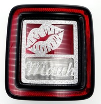 Sexy lips tail light covers / Mauh / fits 2018-23 Jeep Wrangler JL     (sparkle) - £20.47 GBP