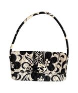 Vera Bradley Night and Day Quilted Shoulder Bag Black White Retired Print - $27.00