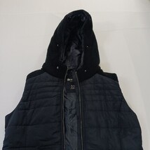 Aeropostale RN#121726 Women's Black Full Zip Vest With Woven Hoodie Size XL image 15