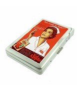 Vintage Red Apple Nurse Ad Image Cigarette Case w/lighter ID Holder Wallet - $20.74