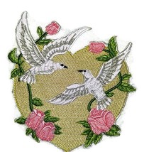 Nature Weaved in Threads, Amazing Birds Kingdom [Love Doves with Heart ]... - £15.24 GBP