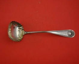 Bead by Whiting Sterling Silver Soup Ladle Fluted Original 13&quot; Serving Heirloom - £302.83 GBP