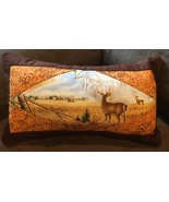 November Deer Scene Pillow - $25.00