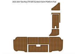 2015-2017 Sea Ray 270 SDX Sundeck Swim Platform Pad Boat EVA Foam Teak F... - $450.00