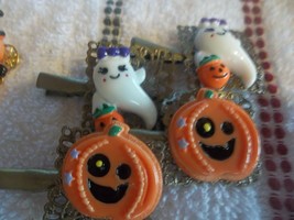 Jewelry Hair clips Halloween style 2 sets 4 total alligator clamp style ... - $8.54