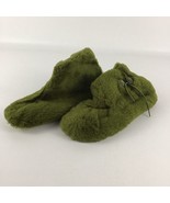 Dearfoams Slippers Booties Olive Green Size Small 5-6 Comfort Footwear V... - $34.46