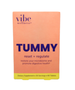 Vibe Wellness Tummy Reset + Regulate 60 Tablets Dietary Supplement EXP: ... - £14.80 GBP