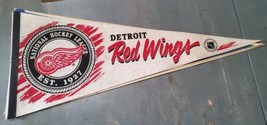 Vintage Detroit Red Wings NHL Wincraft Felt Full Size Pennant Flag Hockey 1992 - £20.89 GBP