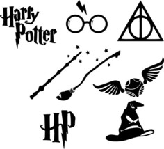  Hogwarts Svg Harry Potter Vector Magic Wizard File Png Eps Clipart - £1.61 GBP