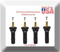 100 x 20635 TPMS Sensor Service Kit Fits: Cherokee Ram 1500 2500 3500 2014-2019 - £471.00 GBP