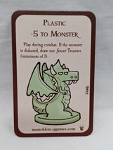 Munchkin Plastic -5 To Monster Promo Card - £13.91 GBP