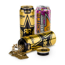Secret Safe Rockstar Energy Drink Can Hidden Stash Storage Security Dive... - $36.49