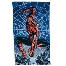 Spider-Man City in Webs 40&quot; x 72&quot; Oversized Beach Towel Multi-Color - £21.09 GBP