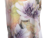 Sparkle Floral Sleeveless Blouse Tank Semi-Sheer Overlay Top BRITTANY BL... - £9.69 GBP