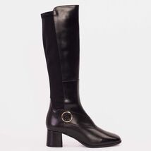 The Windsor Black Leather Knee High Women Boot image 2
