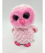 Ty Beanie Boos Twiggy Owl Pink Medium Plush Boo 9&quot; Plush Stuffed Toy B313 - €8,70 EUR