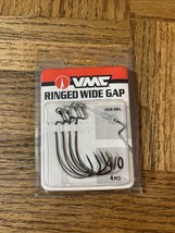 VMC Ringed Wide Gap Hook Size 4/0 - £9.18 GBP