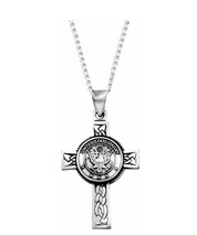 Sterling Silver U.S. Army Cross Necklace - £118.77 GBP