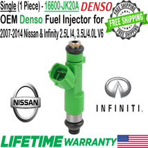 1Pc Genuine Flow Matched DENSO Fuel Injector For 2007, 2008 Infinity G35 3.5L V6 - £29.58 GBP