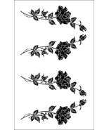 Armour Etch Rub N Etch Stencil Stemmed Rose 5 X 8 - €17,17 EUR