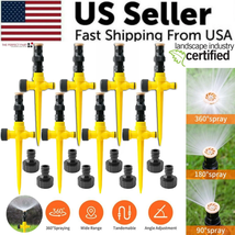 360° Rotation Auto Irrigation System Garden Lawn Sprinkler Patio save Water USA - £7.96 GBP+