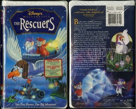 Rescuers Vhs Eva Gabor Geraldine Page Bob Newhart Disney Video New Sealed - £7.82 GBP