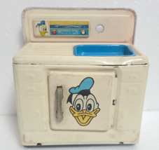 Maruyoshi Donald Duck Tin Toy Sink Vintgage Antique Old Japan 1960 Disney - $364.30