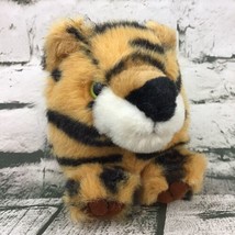 Vintage 90’s MJC Purr-Fection Tiger Plush Round Stuffed Tossable Toy - $9.89