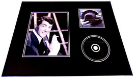 Dean Martin Framed 16x20 Amore CD &amp; Smoking Photo Display - £62.29 GBP
