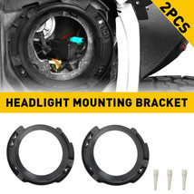 7inch Headlight Mounting Bracket LH &amp;RH Sides 2pc for 2007-2018 Jeep Wrangler JK - £19.53 GBP